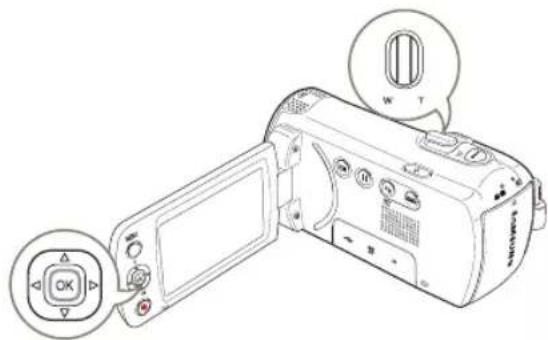 SAMSUNG SMXF70SP - Utilisation du ZOOM en COURS de lecture de PHOTO - 1