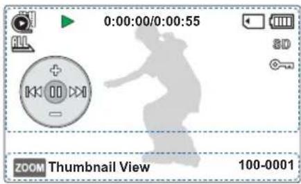 SAMSUNG SMXF700BP - Mode Lecture vidéo: Affichage simple - 1