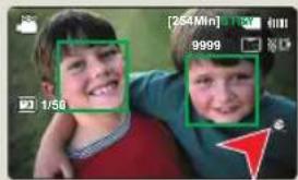 SAMSUNG SMXF700BP - Exemple de la fonction de détection de visage - 1