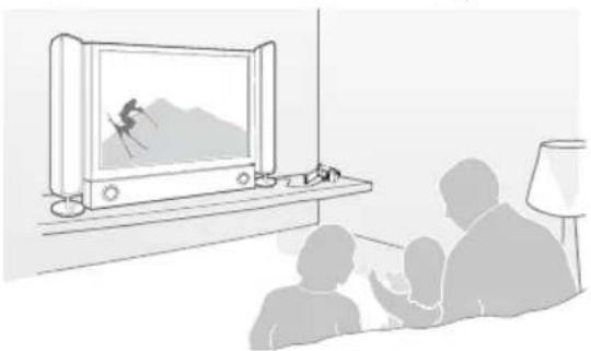 SAMSUNG SMXF700BP - Visionnage sur un téléviseur - 1