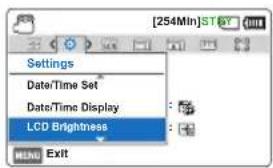 SAMSUNG SMXF700BP - LCD Brightness (Luminosité LCD) - 1