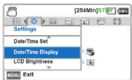 SAMSUNG SMXF700BP - Date/Time Display (Aff. date/heure) - 1
