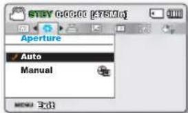 SAMSUNG SMXF50UP - Utilisation du bouton MENU - 1