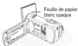 SAMSUNG SMXF50UP - Pour régler manuellement la balance des blancs - 1