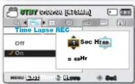 SAMSUNG SMXF50UP - TIME LAPSE REC (Enreg par intervalle) - 3