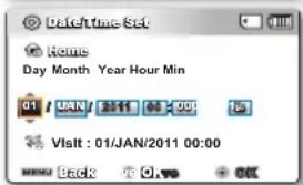 SAMSUNG SMXF50UP - RéGLAGE INITIAL DU FUSEAU HORAIRE ET DE LA DATE ET L'HEURE - 3
