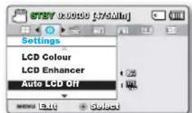SAMSUNG SMXF50UP - AUTO LCD OFF (Arret Auto LCD) - 1
