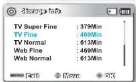SAMSUNG SMXF50UP - STORAGE INFO (Info mémoire) - 3