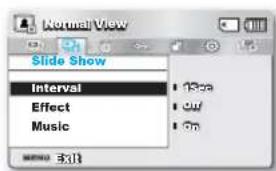SAMSUNG SMXF50UP - SLIDE SHOW OPTION (Option diaporama) - 2