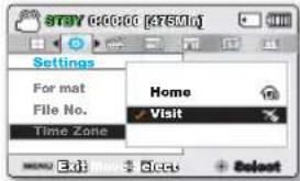 SAMSUNG SMXF50UP - TIME ZONE (Fuseau Horaire) - 2