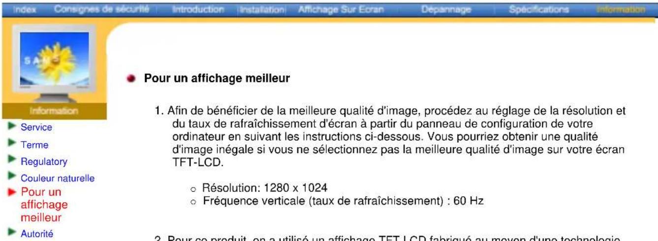 SAMSUNG SyncMaster 192V - Comment supprimer le programme logiciel de la Couleur Naturelle - 1