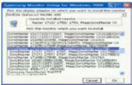 SAMSUNG SyncMaster 192V - Windows XP/2000 - 1