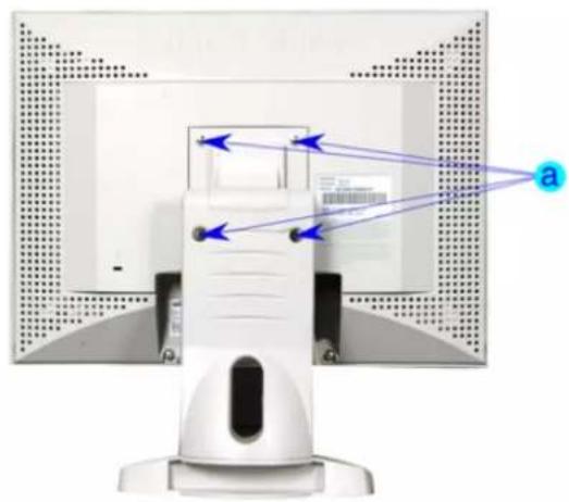 SAMSUNG SyncMaster 171S - Monter la base - 3