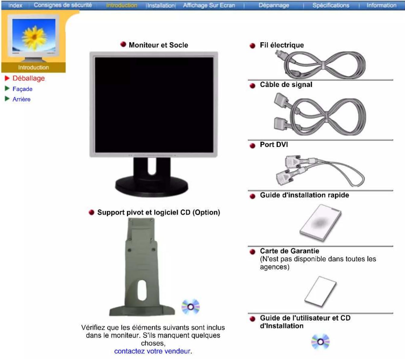 SAMSUNG SyncMaster 171S - Conventions de notation - 9