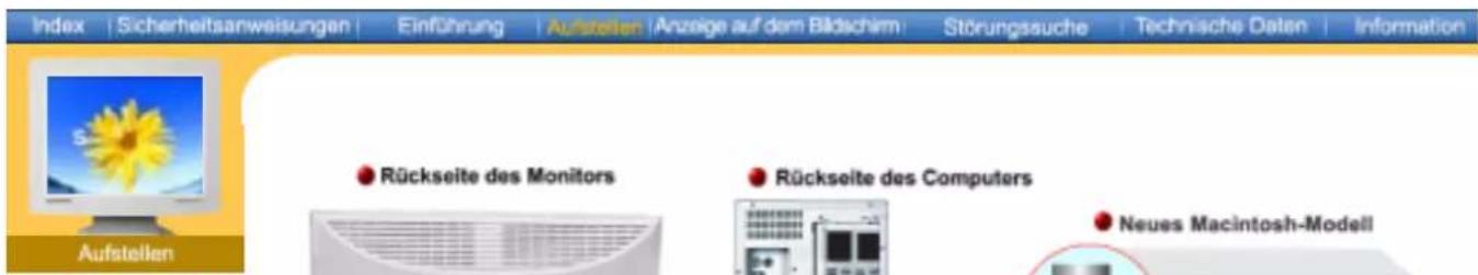 SAMSUNG SyncMaster 153S - (Die Konfiguration auf der Rückseite des Monitors kann sich von Produkt zu Produkt unterschieden.) - 3