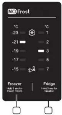 SAMSUNG RL37J5449SS - GEBRUK VAN HET BEDIENINGSPANEEL - 2