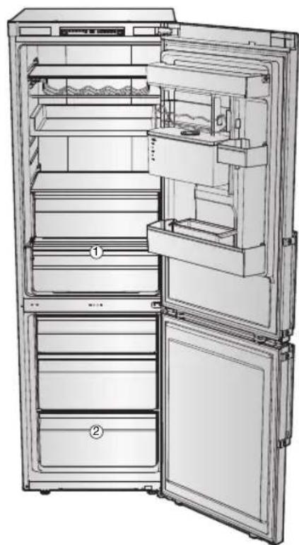 SAMSUNG RL37J5449SS - Alarme de température (pour les modèles avec fonction Coolselect Zone uniquement, RB37J5**9**, RB37J5**5**) - 1