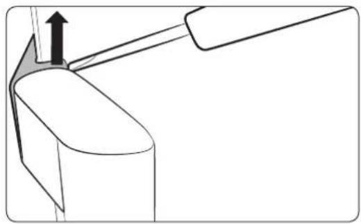 SAMSUNG RL41J7799S4 - Renversement de la poignée (pour les modèles à POIGNÉE BARRE uniquement) - 3