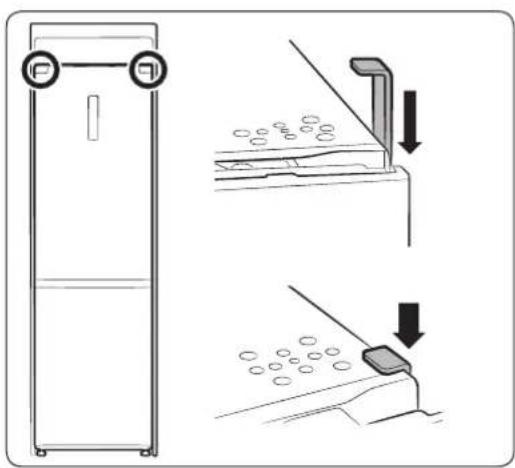 SAMSUNG RL41J7799S4 - Installation du dispositif de fixation dans la cuisine (RB33/36* models) - 4