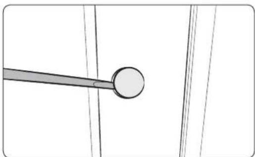 SAMSUNG RL41J7799S4 - Renversement de la poignée (pour les modèles à POIGNÉE BARRE uniquement) - 7