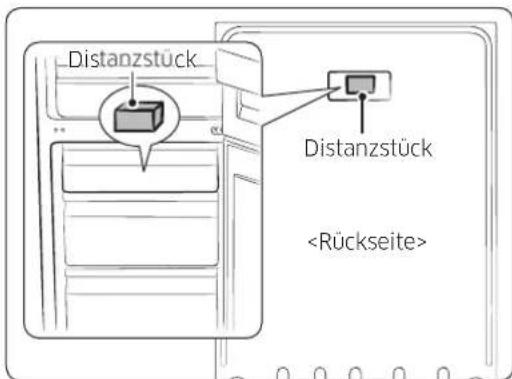SAMSUNG RL41J7799S4 - Aufstellen des Geräts - 1