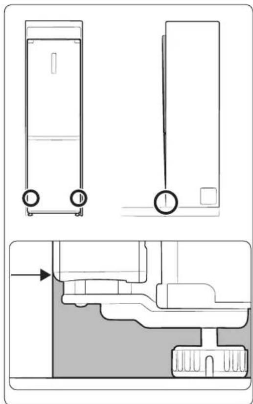 SAMSUNG RL41J7799S4 - Installation du dispositif de fixation dans la cuisine (RB33/36* models) - 2