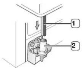 SAMSUNG RS7568THCSR - Reattaching the Freezer Door - 1