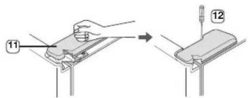 SAMSUNG RS7568THCSR - Rimontaggio dello sportello del frigorifero - 4