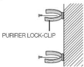SAMSUNG RS7568THCSR - Attach the purifi er lock-clip. - 1