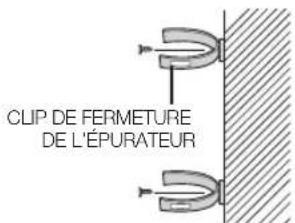 SAMSUNG RS7568THCSR - Fixation du clip de fermeture de l'épurateur - 1