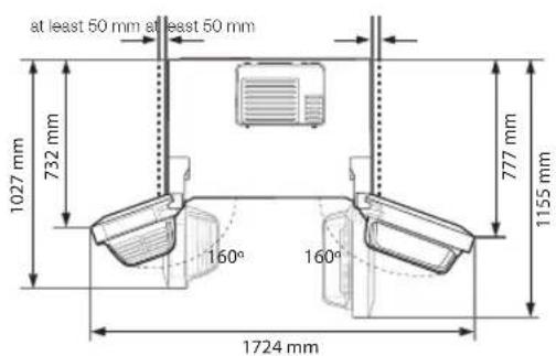 SAMSUNG RS7568THCSR - Selecting the best location for the refrigerator - 2