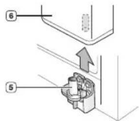 SAMSUNG RS7568THCSR - Removing the Fridge Door - 3