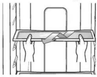 SAMSUNG RS7568THCSR - RIMOZIONE DEGLI ACCESSORI DEL FRIGORIFERO - 1