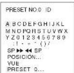 SAMSUNG SCC641P - PRESET ID - 1