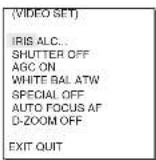 SAMSUNG SCC641P - CAMERA BLOCK MENU Contents - 2