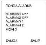 SAMSUNG SCC641P - PROG RONDA ALARMA - 1