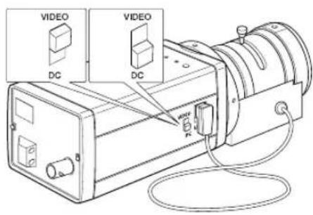 SAMSUNG SCC130BP - Impostazione del selettore obiettivo - 1