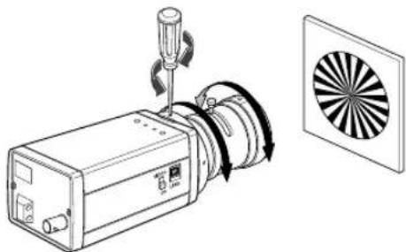 SAMSUNG SCC130BP - Einstellung des Auflagemaßes - 1