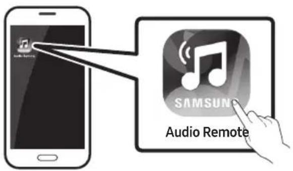 SAMSUNG HWM550 - Lansiranje aplikacije Samsung Audio Remote - 1