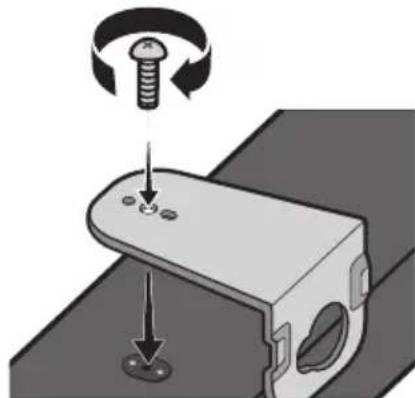 SAMSUNG HWM550 - Aliniati Linie centrală de peşablonul de hártie cu centrul televizorului (dacă montați/systemul Soundbar sub televizor), apoi fixați Ghidaj de montare pe perete pe perete適用and bandă adezivă. - 4