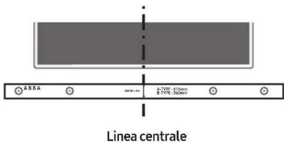 SAMSUNG HWM550 - Guida per il montaggio a parete - 6