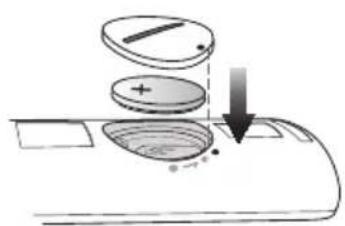 SAMSUNG HWK660 - ELEMEK BEHELYEZÉSE A TÁVIRÁNYÍTÓBA - 2