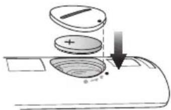 SAMSUNG HWK660 - INSTALLATION DES PILES DANS LA TÉLECOMMANDE - 2