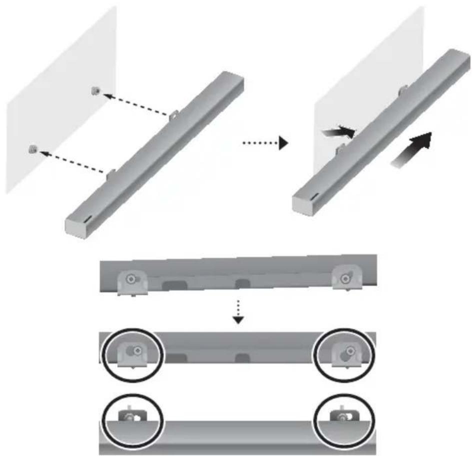SAMSUNG HWK660 - Wandhalterung LWandhalterung R - 1