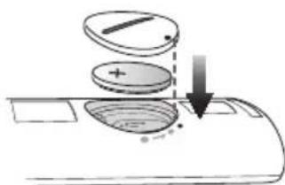 SAMSUNG HWK660 - BATERIJAS IEVIETOŠANA TÁLVADIBAS PULTI - 2