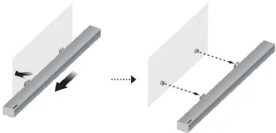 SAMSUNG HWK660 - rimozioNe Della souNDBar Dalla pareTe - 1