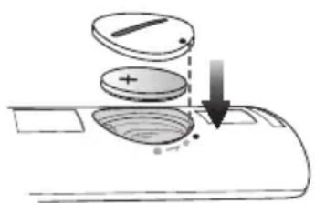 SAMSUNG HWK660 - INSTALÁCIA BATÉRI'DO DIAL'KOVÉHO OVLÁDAÇA - 2