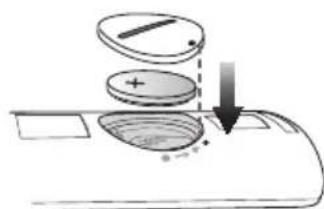 SAMSUNG HWK660 - BATERIJOS JDEJIMAS J NUOTOLINIO VALDYMOPULTA - 2