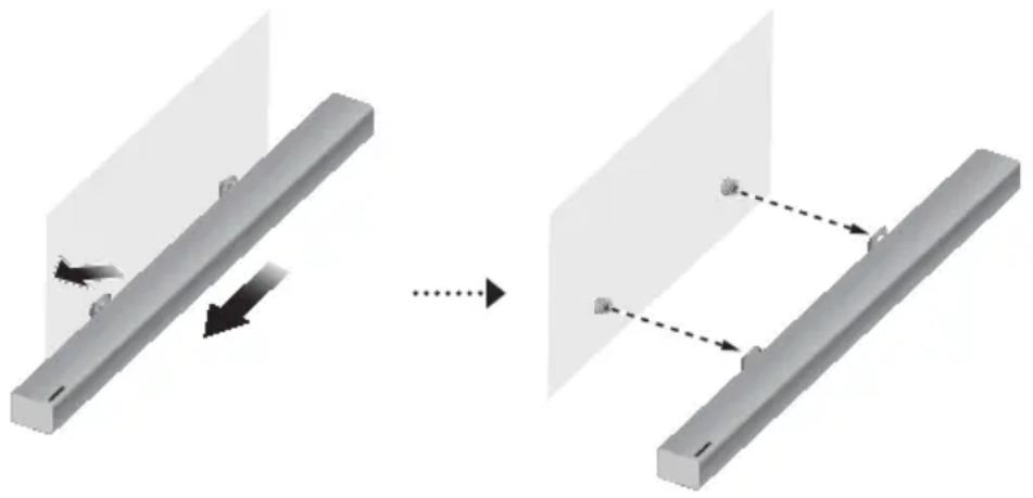 SAMSUNG HWK660 - DetaCHing tHe SOUnDBar frOM tHe WaLL - 1