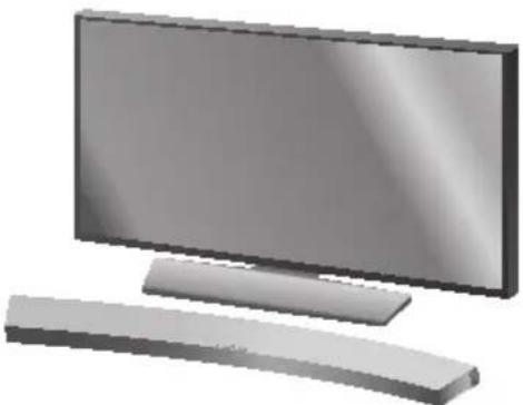 SAMSUNG HWJ7510R - INSTALLING THE SOUNDBAR AS A FREE-STANDING UNIT - 1